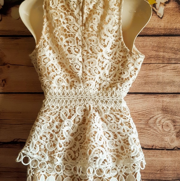 Do+Be💖Lace Peplum Tops - Picture 5 of 8